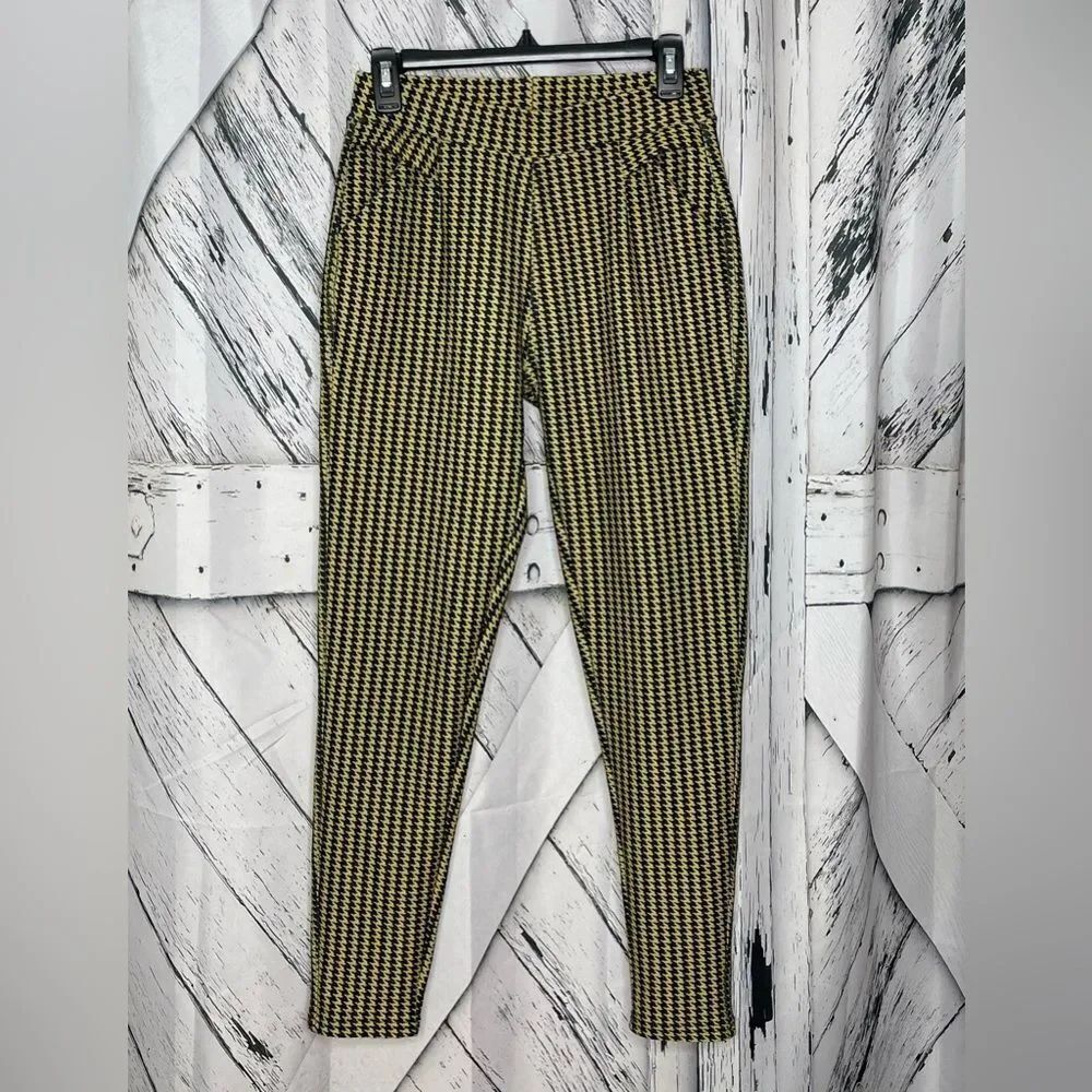 Indero Houndstooth Pants Gold/Black L/XL